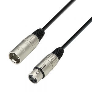 Adam Hall 3 STAR MMF 0100 - Kabel mikrofonowy XLR żeńskie – XLR męskie, 1 m