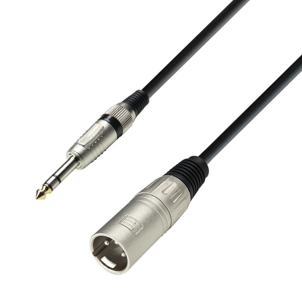 Adam Hall Cables 3 STAR BMV 0100 - kabel jack xlr (1m) K3BMV0100