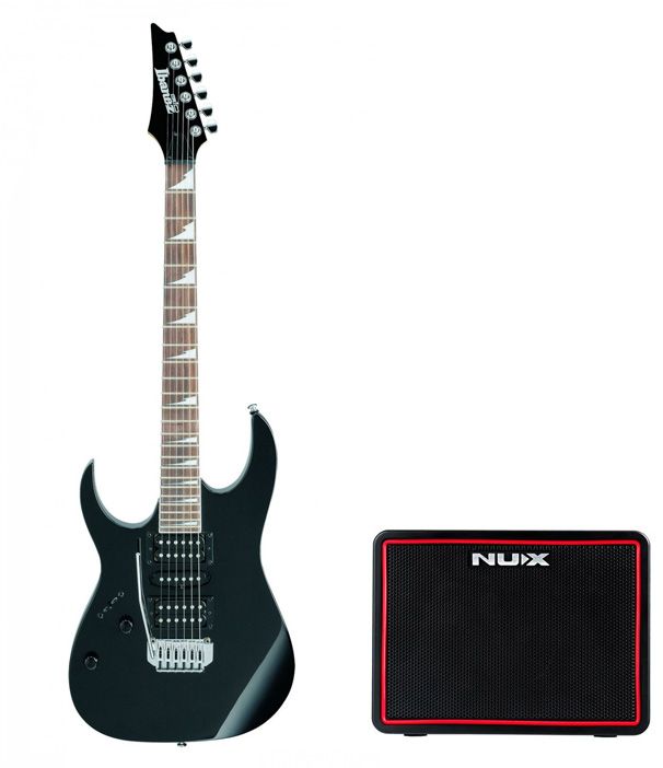 Ibanez GRG170DXL-BKN - gitara elektryczna leworęczna + wzmacniacz