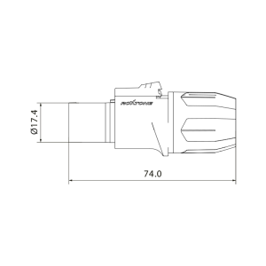 ROXTONE RPCI001 472 - Wtyk zasilania power-in