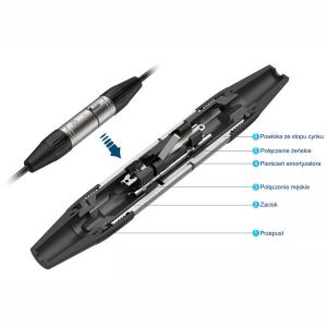 Roxtone XP3FM - wtyk typu XLR (para)