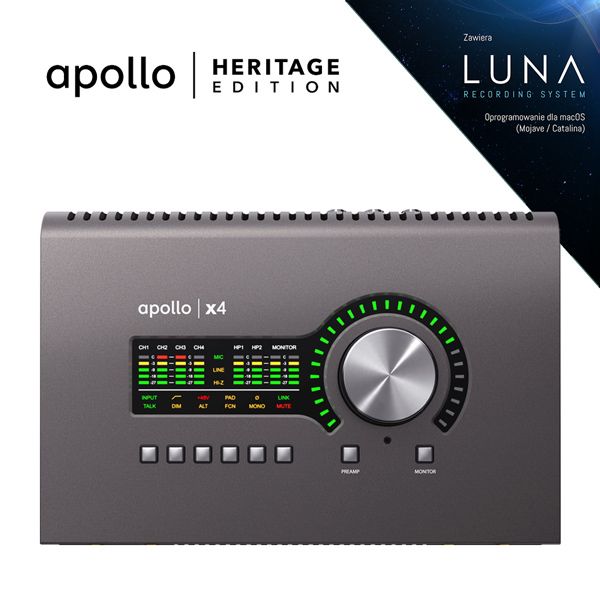 Universal Audio APOLLO X4 HE – Interfejs Audio Thunderbolt 3