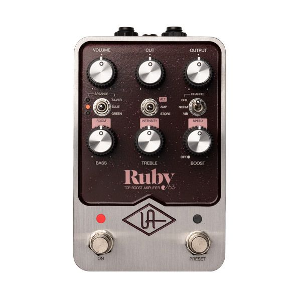 Universal Audio UAFX Ruby ’63 Top Boost Amplifier- Efekt gitarowy