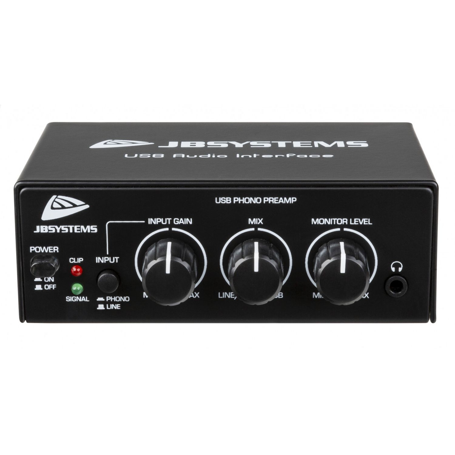 JB Systems USB AUDIO INTERFACE - przedwzmacniacz gramofonowy i liniowy oraz interfejs USB