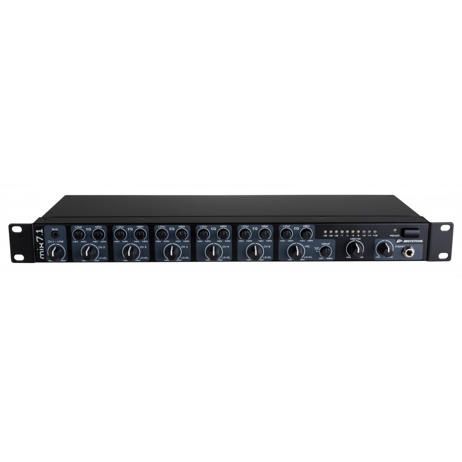 JB Systems MIX 7.1 - przedwzmacniacz mikrofonowy