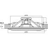 BXB EDL-6 - Głośnik sufitowy PA, 8W