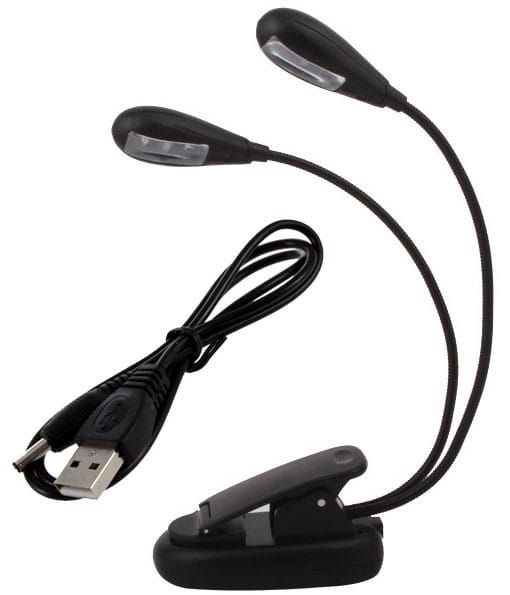 Ambra LAMPKA LED DO PULPITU - NUT - OŚWIETLENIE + KABEL USB