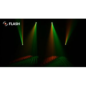 Flash 4x Moving Head LED 150W Spot + Case F7100501