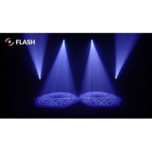 Flash 4x Moving Head LED 150W Spot + Case F7100501