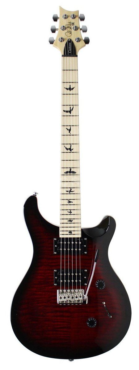 PRS SE Custom 24 Maple on Maple Fire Red Burst - gitara elektryczna, edycja limitowana PRS SE Custom 24 Maple on Maple Fire Red Burst - gitara elektryczna, edycja limitowana