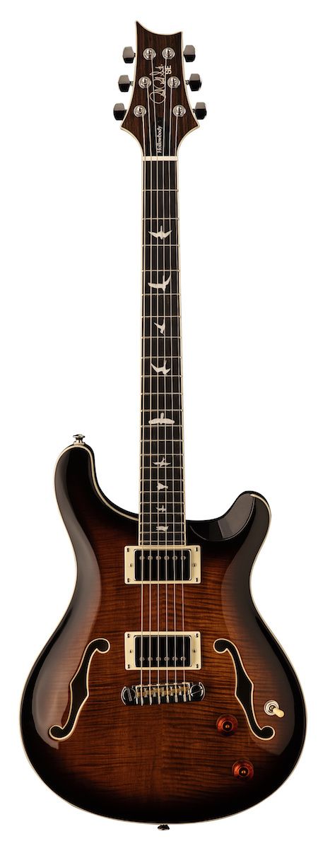 PRS SE Hollowbody II Black Gold Burst - gitara elektryczna