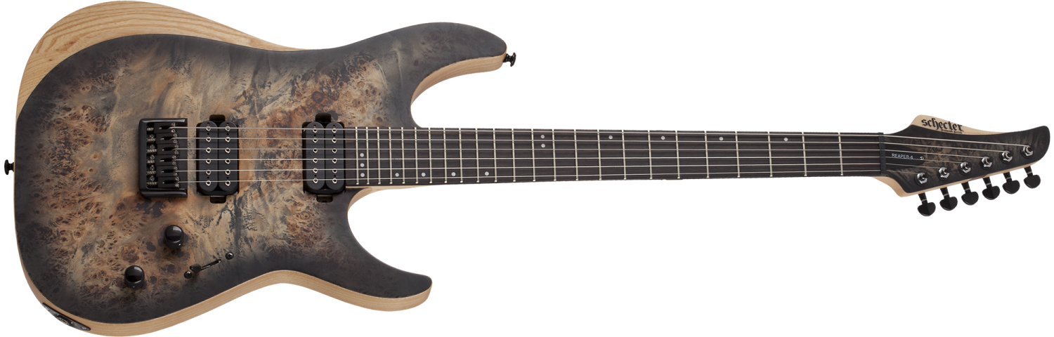 Schecter REAPER 6 CHARCORAL BURST - Gitara elektryczna