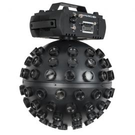 Showtec Colorburst - kula świetlna disco RGBW LED z laserem RG + pilot IR