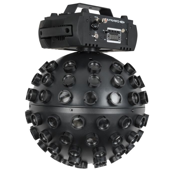 Showtec Colorburst - kula świetlna disco RGBW LED z laserem RG + pilot IR