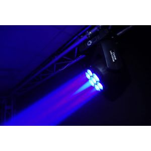 Flash 4x LED Moving Head 7x40W Zoom 3,5°-55° +Case - zestaw F7100519