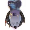 HILEC CL-31/3 - kabel stereo mjack - 2xjack (3m)