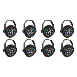 JB Systems 8x USB PAR - zestaw reflektorów PAR LED