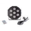 Flash LED PAR 56 7x10W RGBW SOCETS +IR