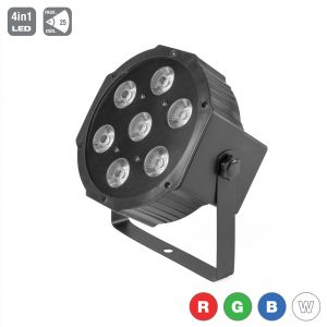 Flash LED PAR 56 7x10W RGBW SOCETS