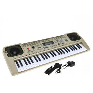 Keyboard Organy MQ-807 USB z zasilaczem, mikrofonem i statywem