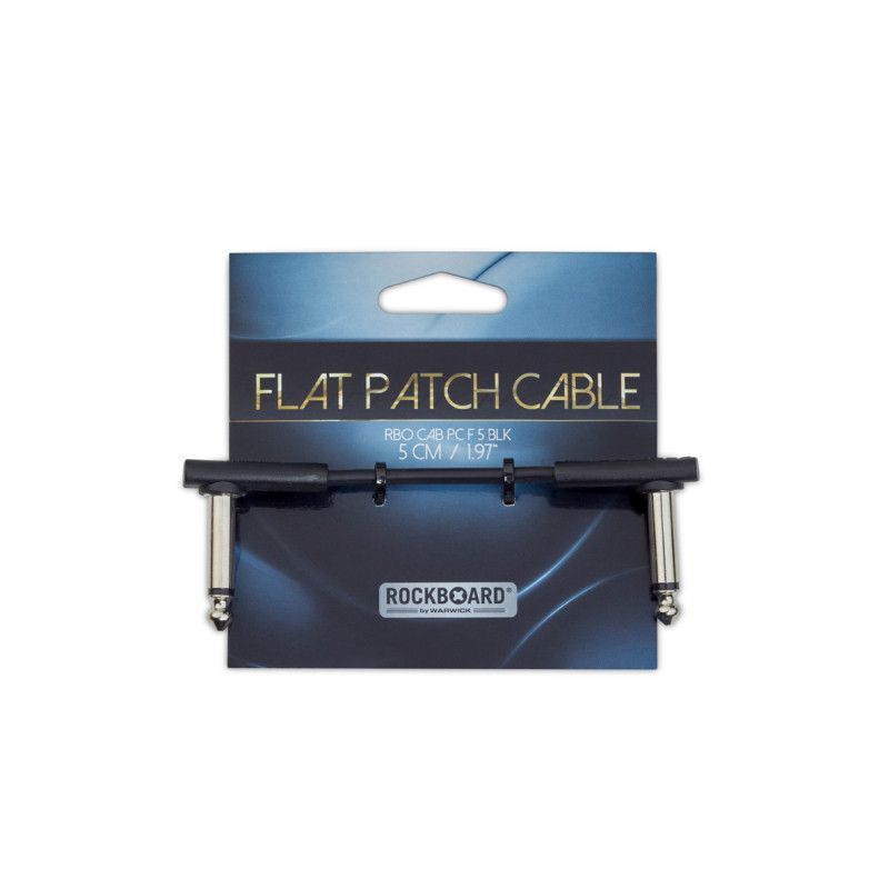 Rockboard Flat Patch Cable - kabel do połączenia efektów (5cm)