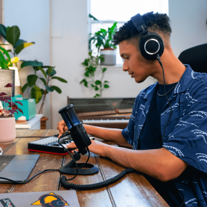 Audio-Technica AT2020USB-XP - zestaw studyjny mikrofon ekran statyw pop filtr