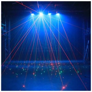 LIGHT4ME SPIDER STROBO LASER efekt LED multiefekt