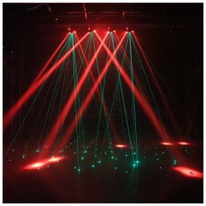 LIGHT4ME SPIDER STROBO LASER efekt LED multiefekt