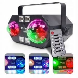 Ibiza Light COMBI-FX2 - efekt świetlny 4w1 DMX ASTRO UV STROBE EFEKT WODY