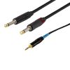 SSQ MIJM1 - jack stereo 3,5mm - 2x jack mono 6,3mm