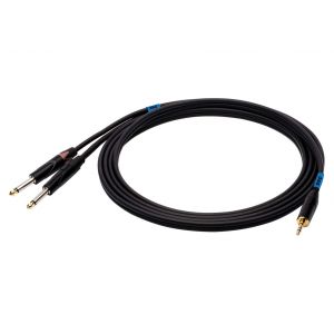 SSQ MIJM1 - jack stereo 3,5mm - 2x jack mono 6,3mm