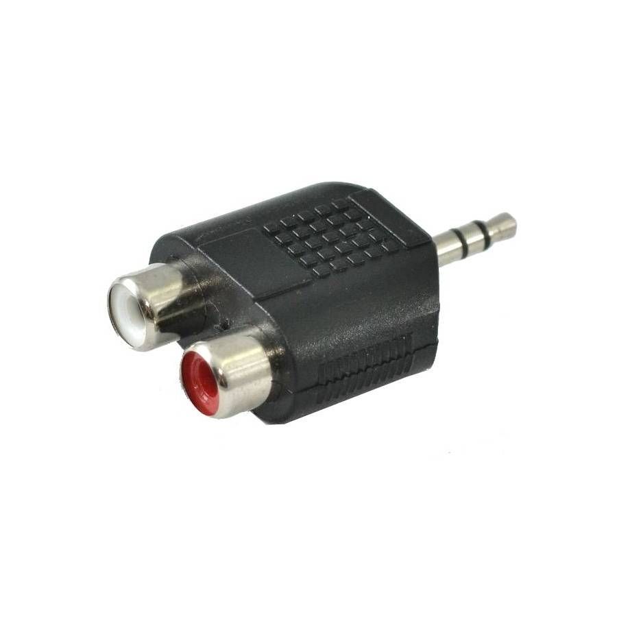 SSQ HA6 - Adapter 2 x żeński RCA - Jack stereo 3.5mm SSQ HA6 - Adapter 2 x żeński RCA - Jack stereo 3.5mm