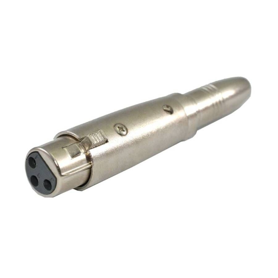 SSQ HA15 - adapter z gniazda jack 6,3mm na żeński XLR 3 pinowy SSQ HA15 - adapter z gniazda jack 6,3mm na żeński XLR 3 pinowy