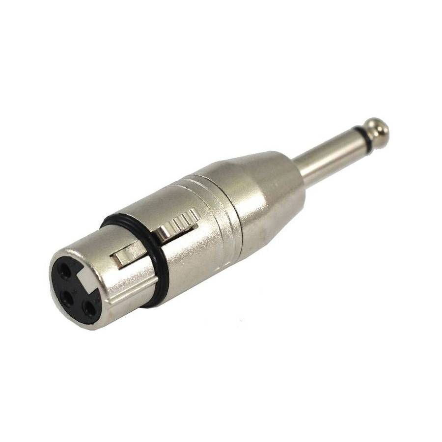 SSQ HA18 - adapter z żeńskiego XLRa 3 pinowego na męski jack 6,3mm SSQ HA18 - adapter z żeńskiego XLRa 3 pinowego na męski jack 6,3mm