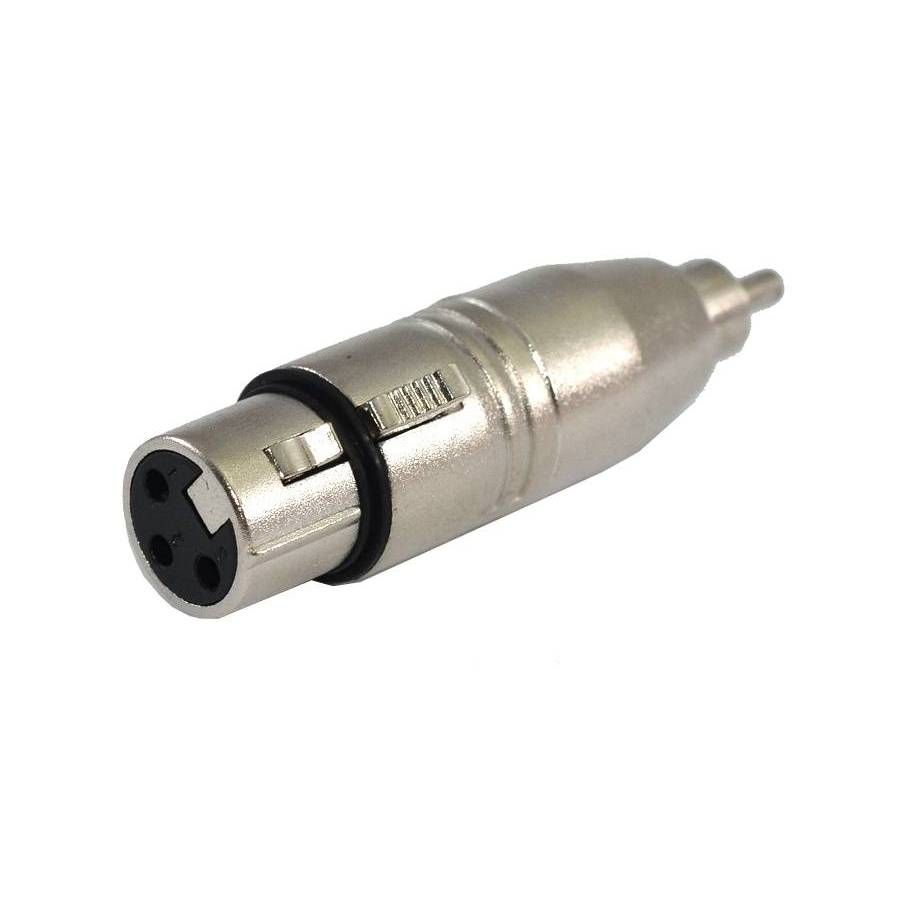 SSQ HA19 - adapter z męskiego RCA na żeński 3 pinowy XLR SSQ HA19 - adapter z męskiego RCA na żeński 3 pinowy XLR