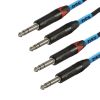 SSQ JSJS1 PRO - 2x jack stereo 6,3mm - 2x jack stereo 6,3mm NEUTRIK