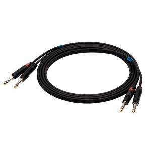 SSQ JSJS1 PRO - 2x jack stereo 6,3mm - 2x jack stereo 6,3mm NEUTRIK