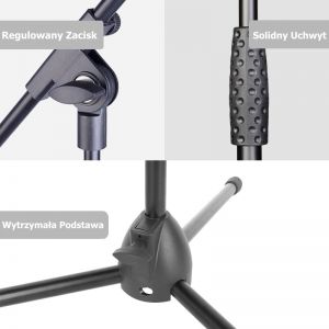 SSQ MS1 - statyw mikrofonowy łamany