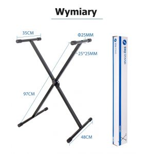 SSQ KS1 - pojedynczy statyw keyboardowy