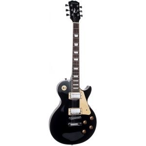 Arrow LP 22 Night Black Rosewood/White - gitara elektryczna