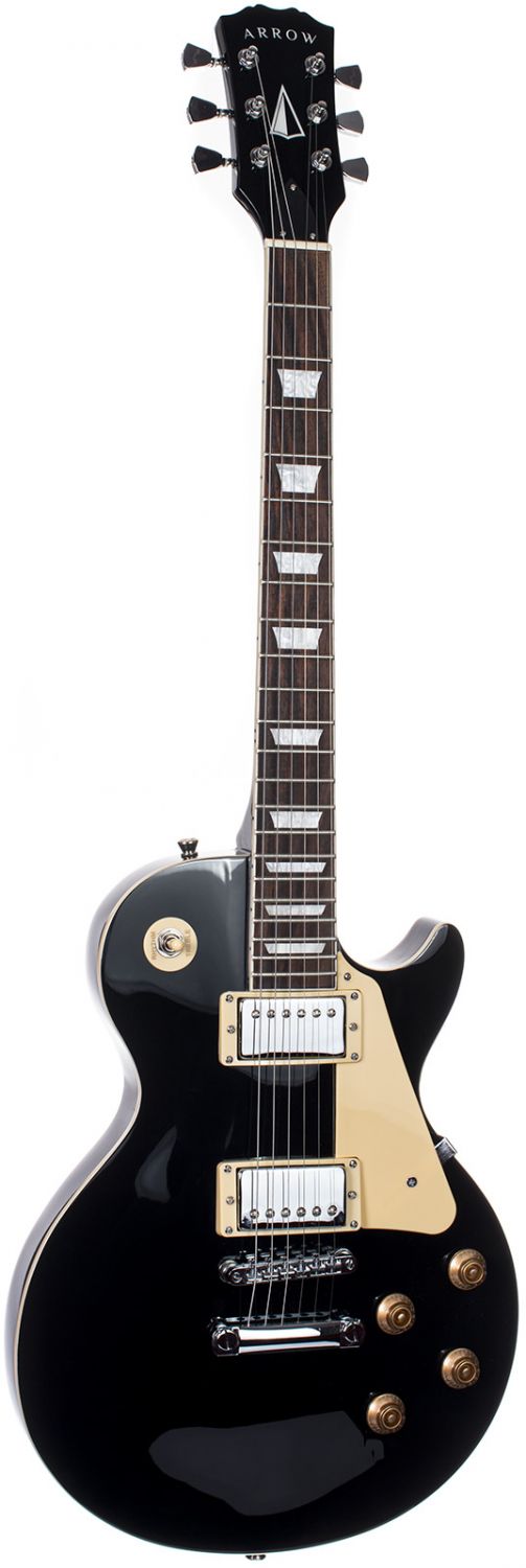 Arrow LP 22 Night Black Rosewood/White - gitara elektryczna