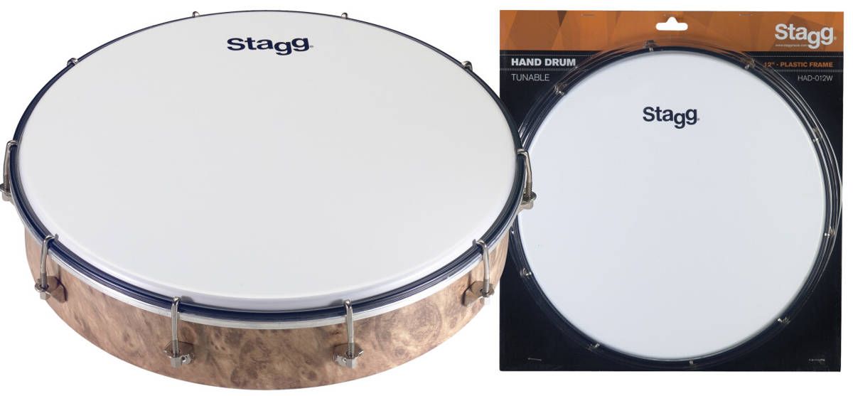 Stagg HAD-012W - bębenek plastikowy 12"