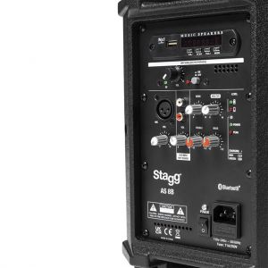 Stagg AS 8Bg - dwudrożna kolumna aktywna 250W UHF