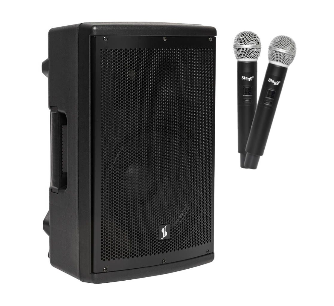 Stagg AS 12B - dwudrożna kolumna aktywna 300W UHF Stagg AS 12B - dwudrożna kolumna aktywna 300W UHF