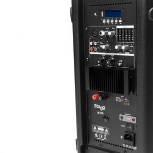 Stagg AS 12B - dwudrożna kolumna aktywna 300W UHF