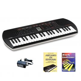 CASIO SA-81 - keyboard dla dzieci + zasilacz + 2 książeczki edukacyjne
