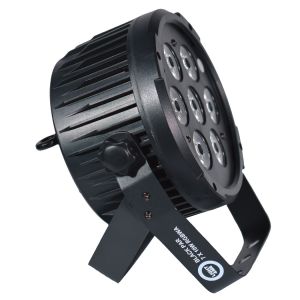 LIGHT4ME BLACK PAR 7x10W RGBWA LED mocny lekki