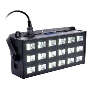 LIGHT4ME LED UV 18x3W reflektor + stroboskop DMX