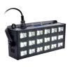 LIGHT4ME LED UV 18x3W reflektor + stroboskop DMX