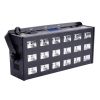 LIGHT4ME LED UV 18x3W reflektor + stroboskop DMX